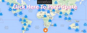 Kliknite na zemljevid za prijavo v Prepareforchange.COEO.cc lokalnih skupin za Podporo Dogodka in Sestrstev Vrtnice