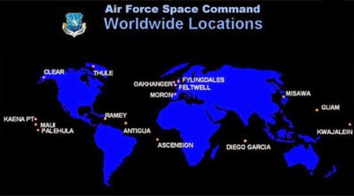 Vesoljski komandni centri zračnih sil
