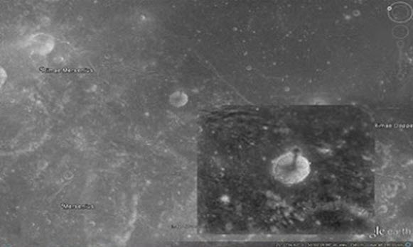 baza sil Luči v kraterju Mersenius